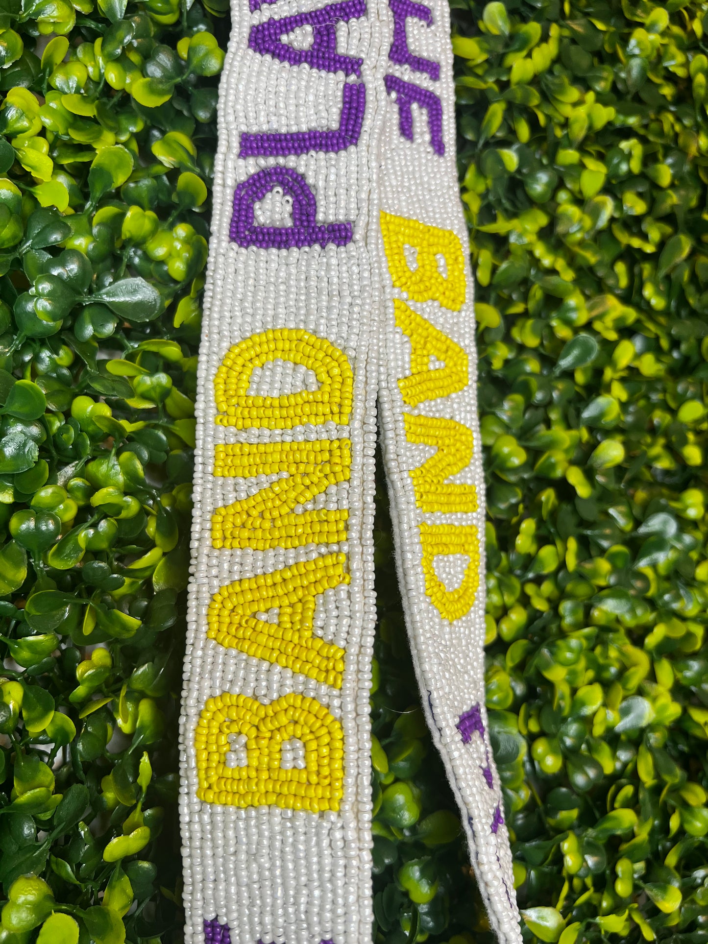 Let the Band Play Neck Beaded Purse Strap *OOPS*