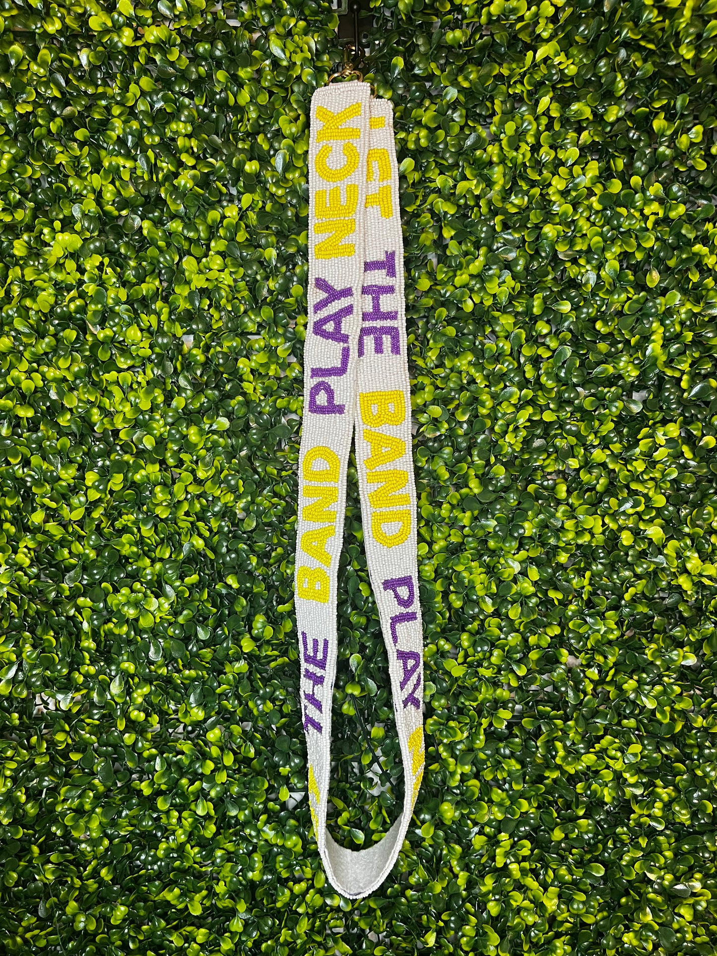 Let the Band Play Neck Beaded Purse Strap *OOPS*