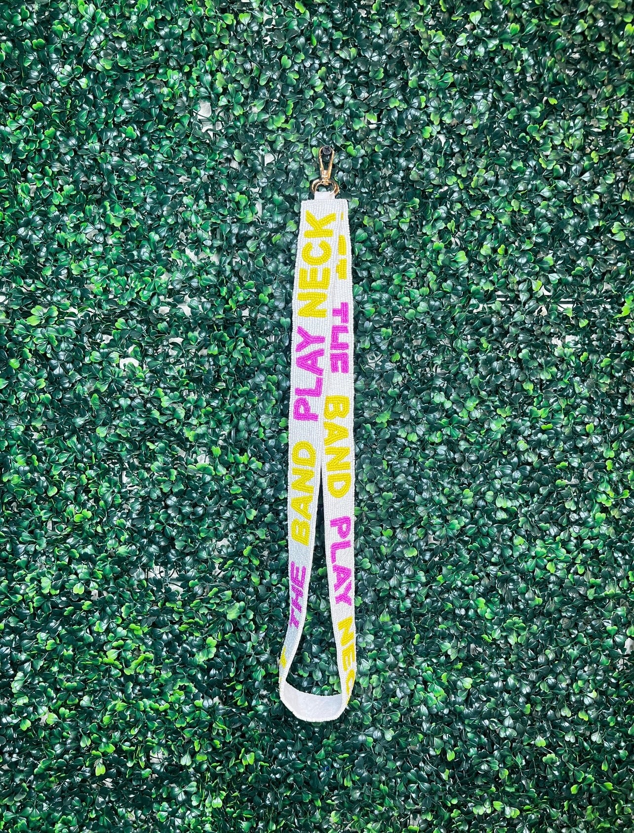 Let the Band Play Neck Beaded Purse Strap *OOPS*