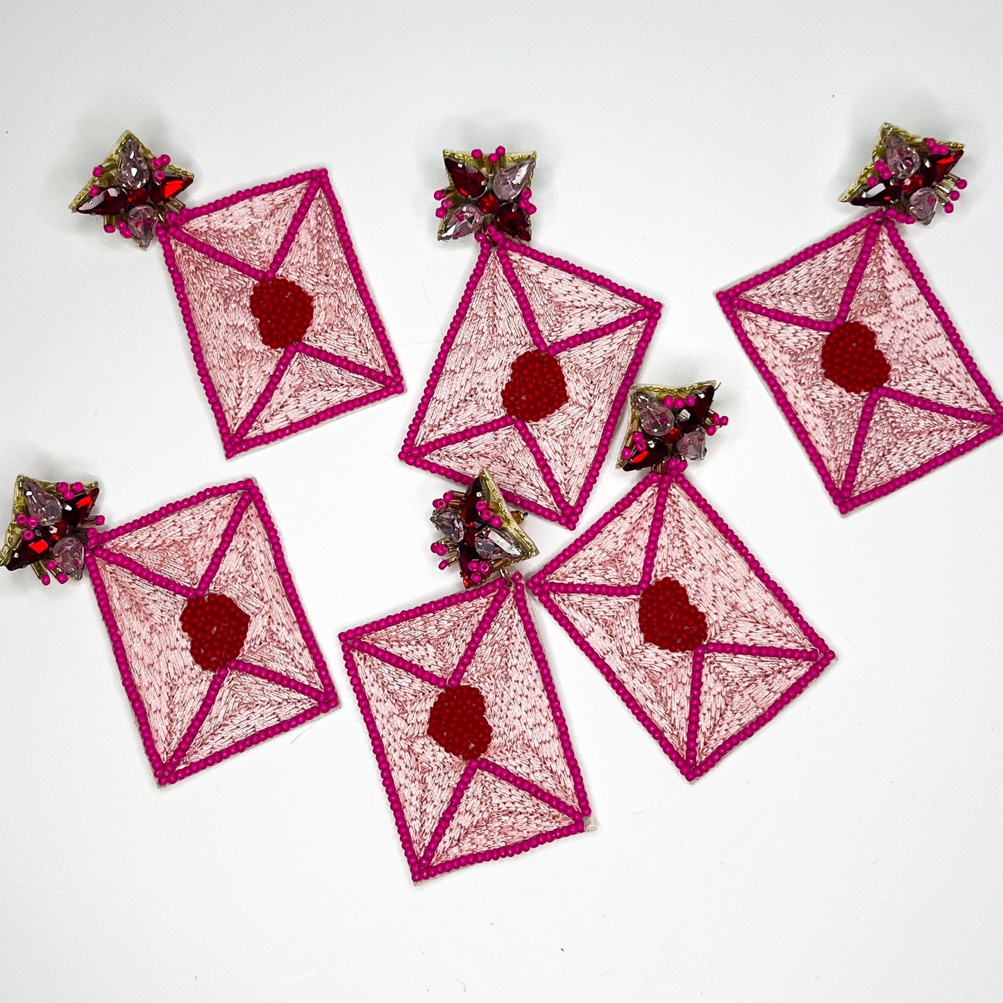 Heart Envelope Earrings