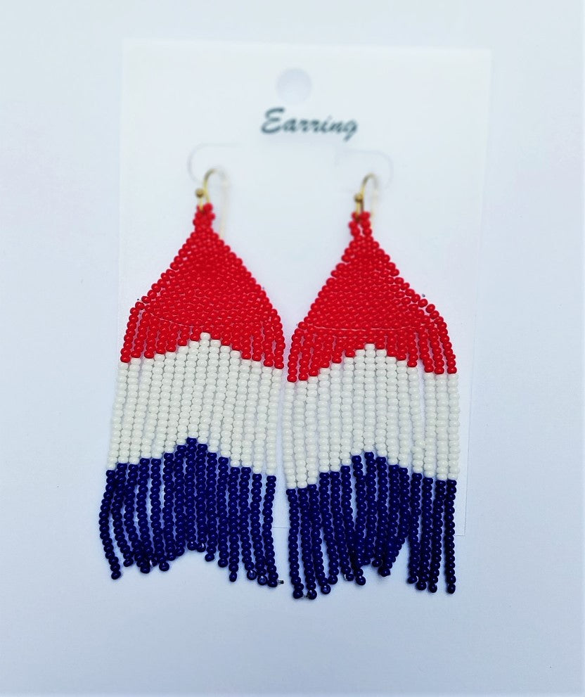 Red, White and Blue Tassel