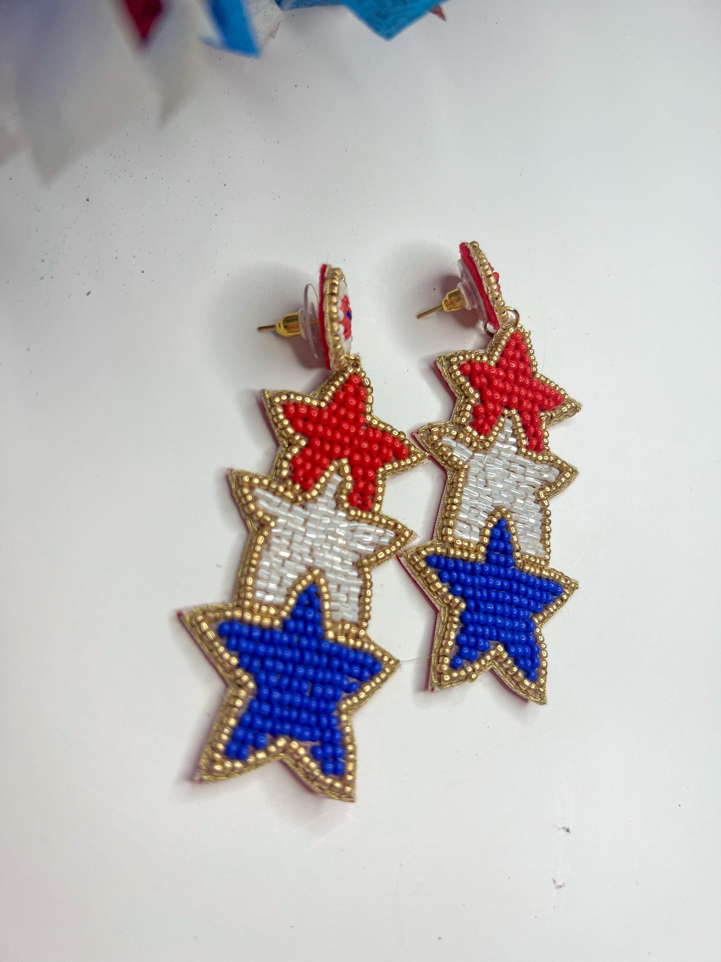 Red, White and Blue Stars