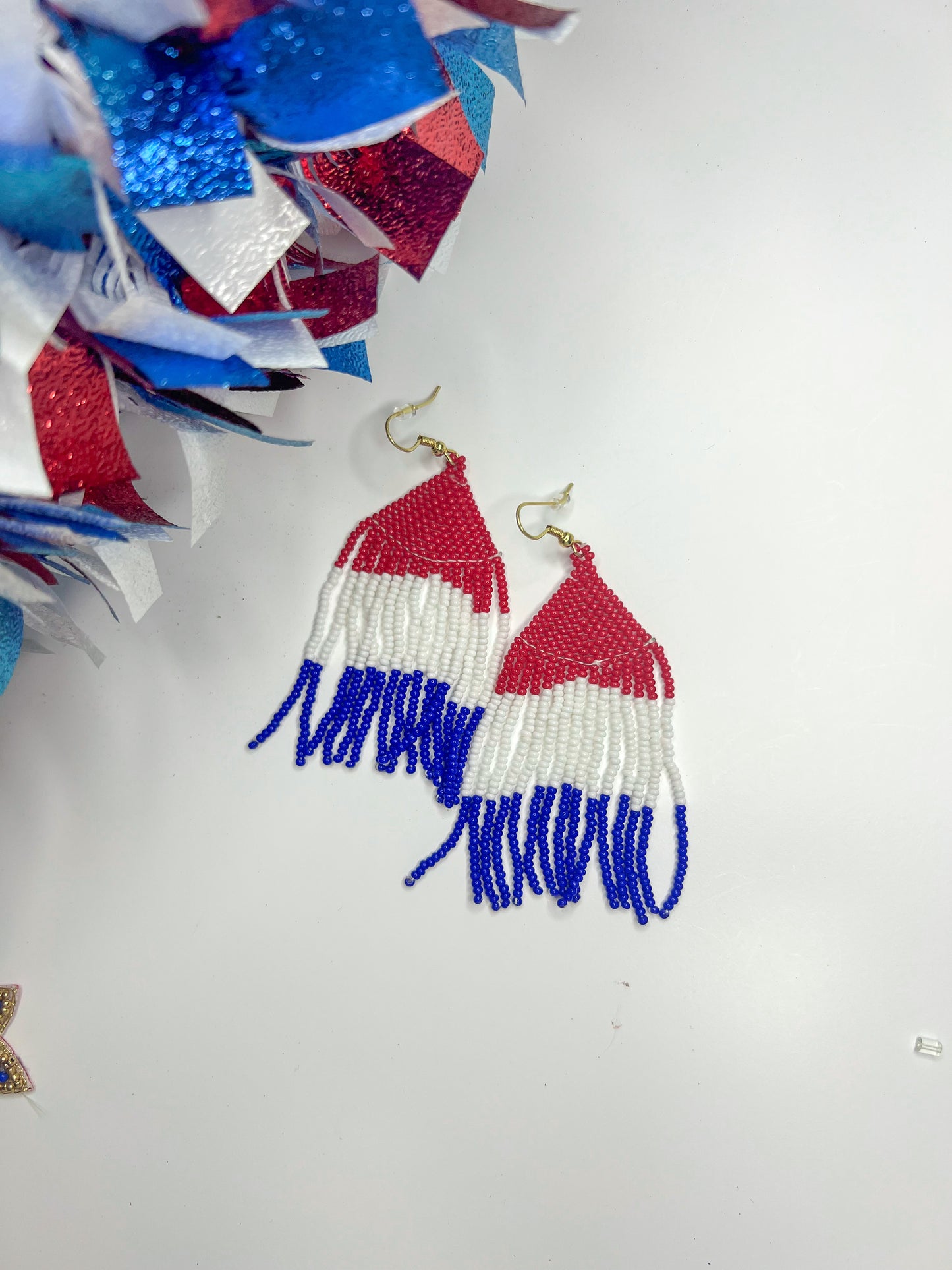Red, White and Blue Tassel