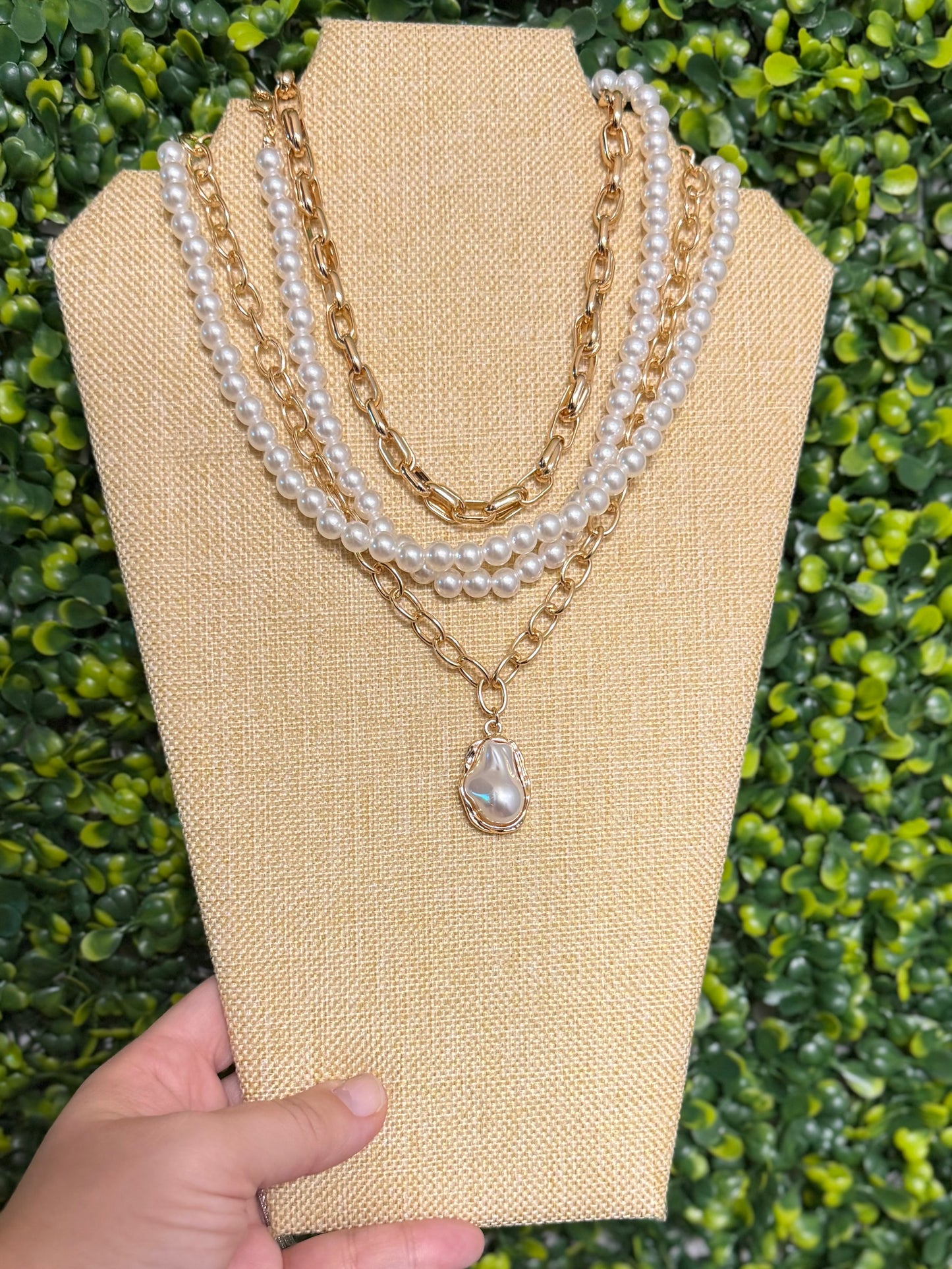 New Arrival Pearl Necklace set