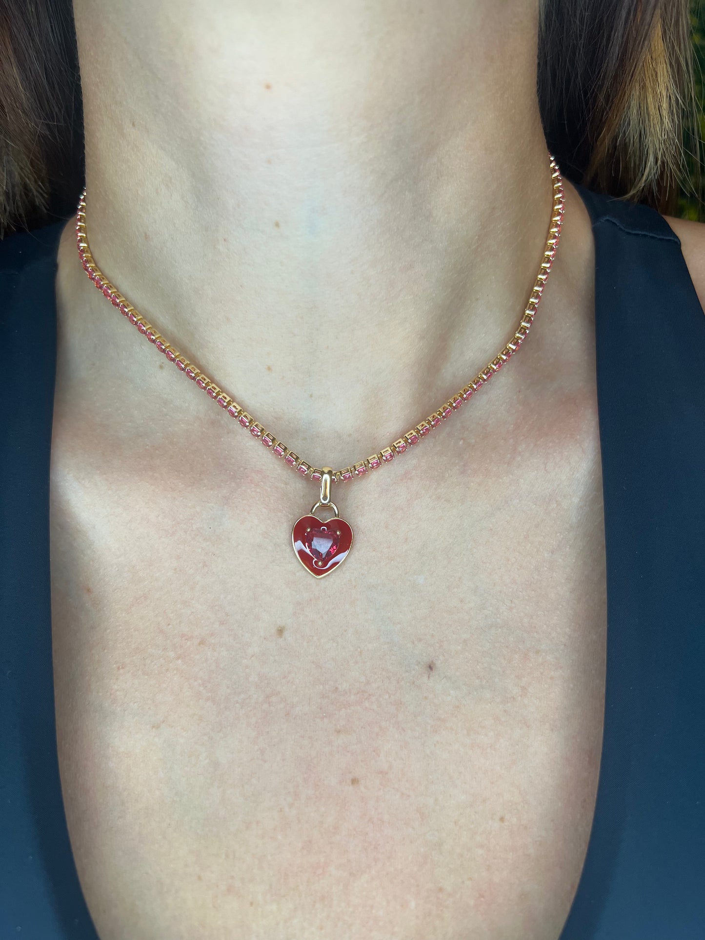 Candy Color Link Chain Set