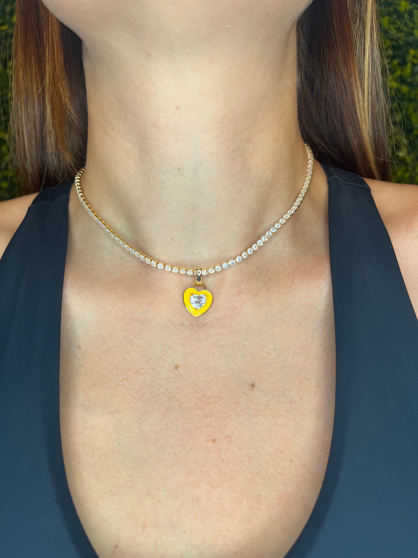 Candy Color Link Chain Set