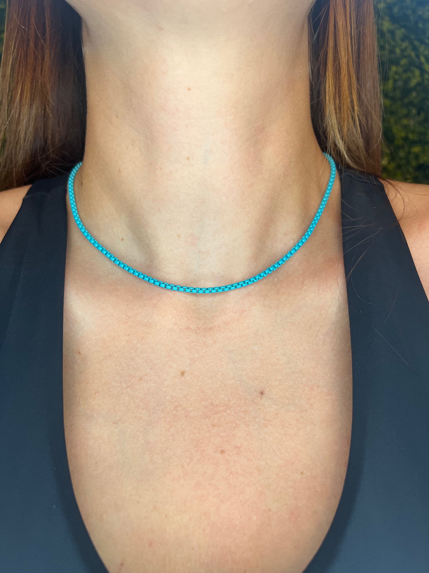 Candy Color Link Chain Set