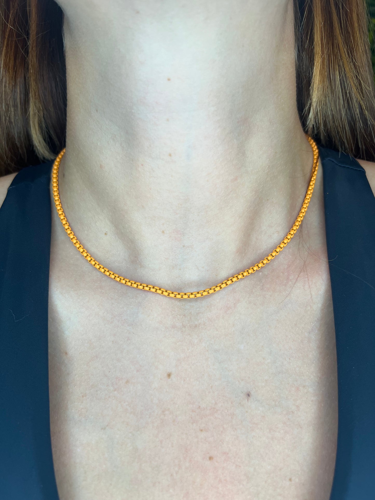 Candy Color Link Chain Set