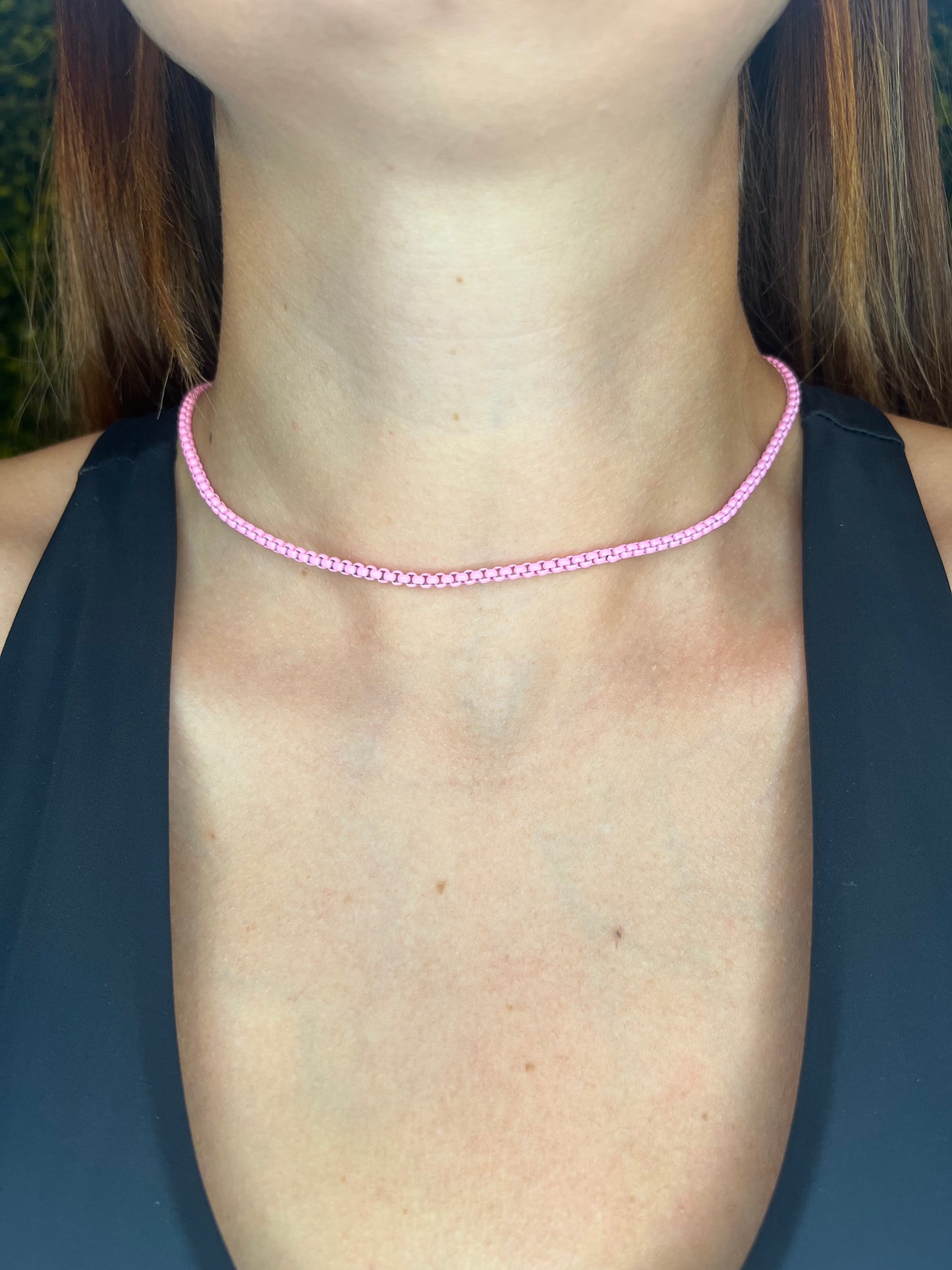 Candy Color Link Chain Set
