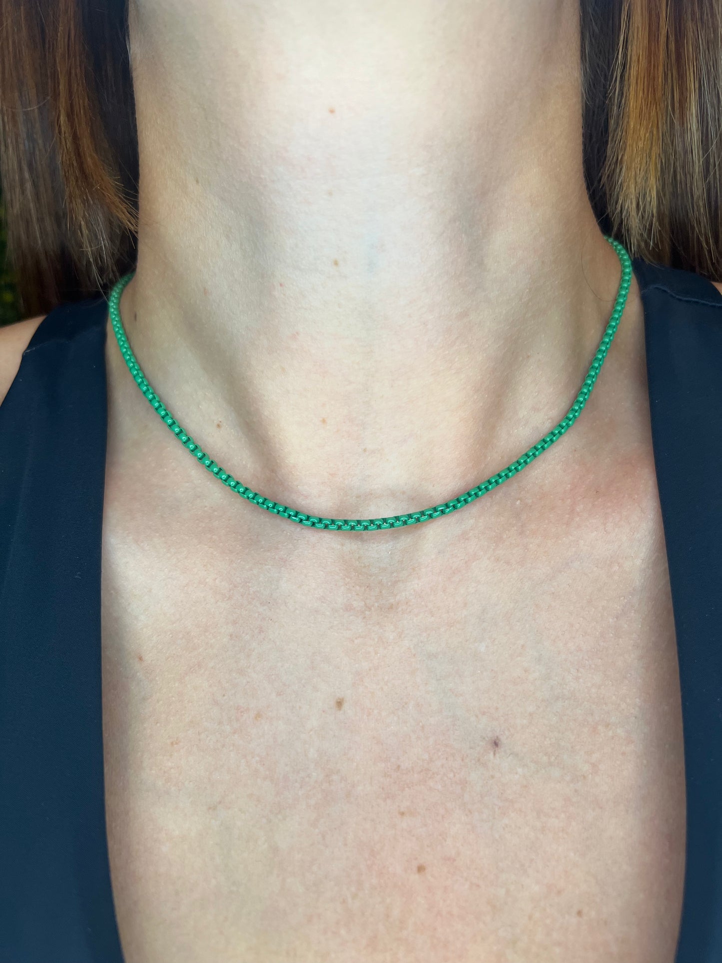 Candy Color Link Chain Set