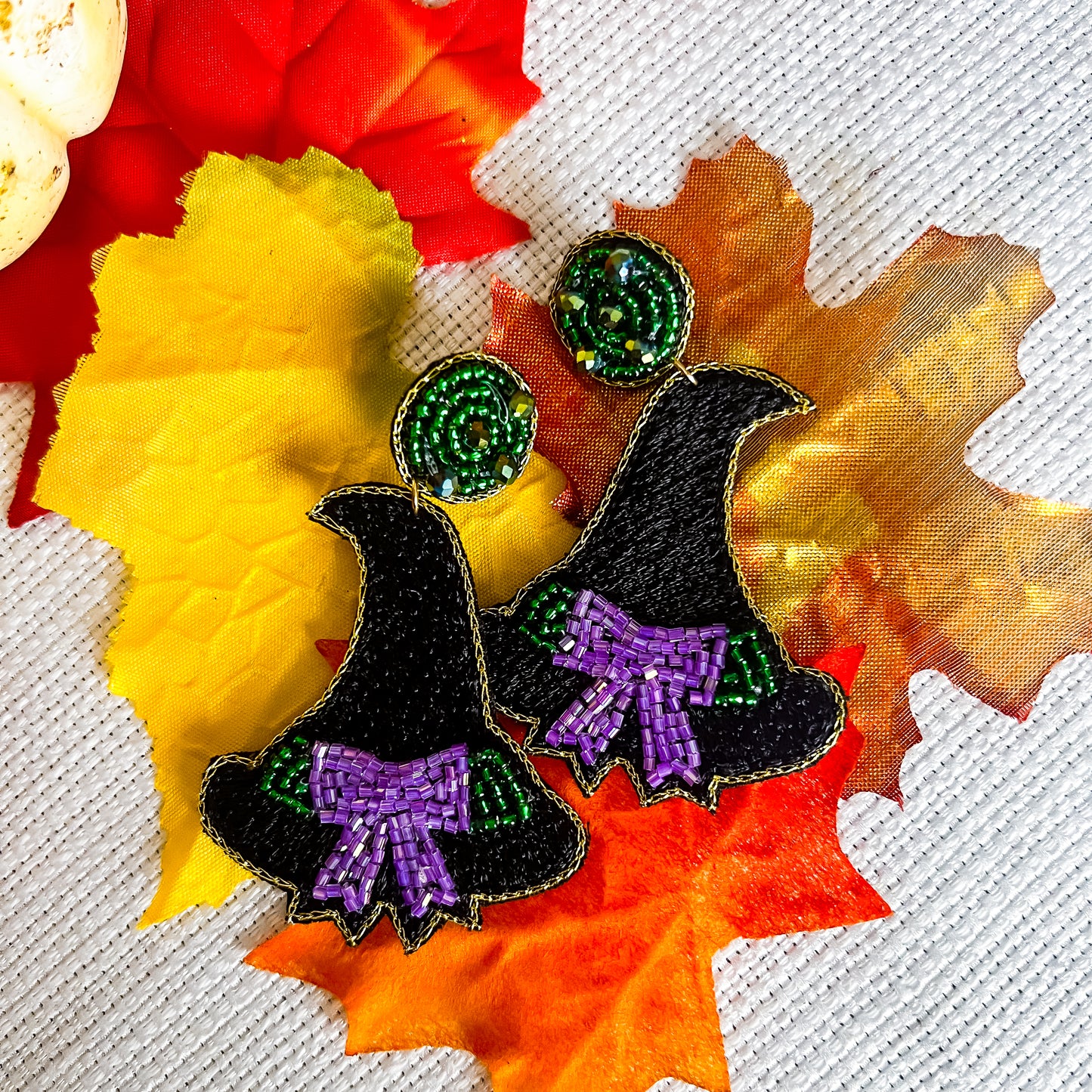 Witch Hat Earrings