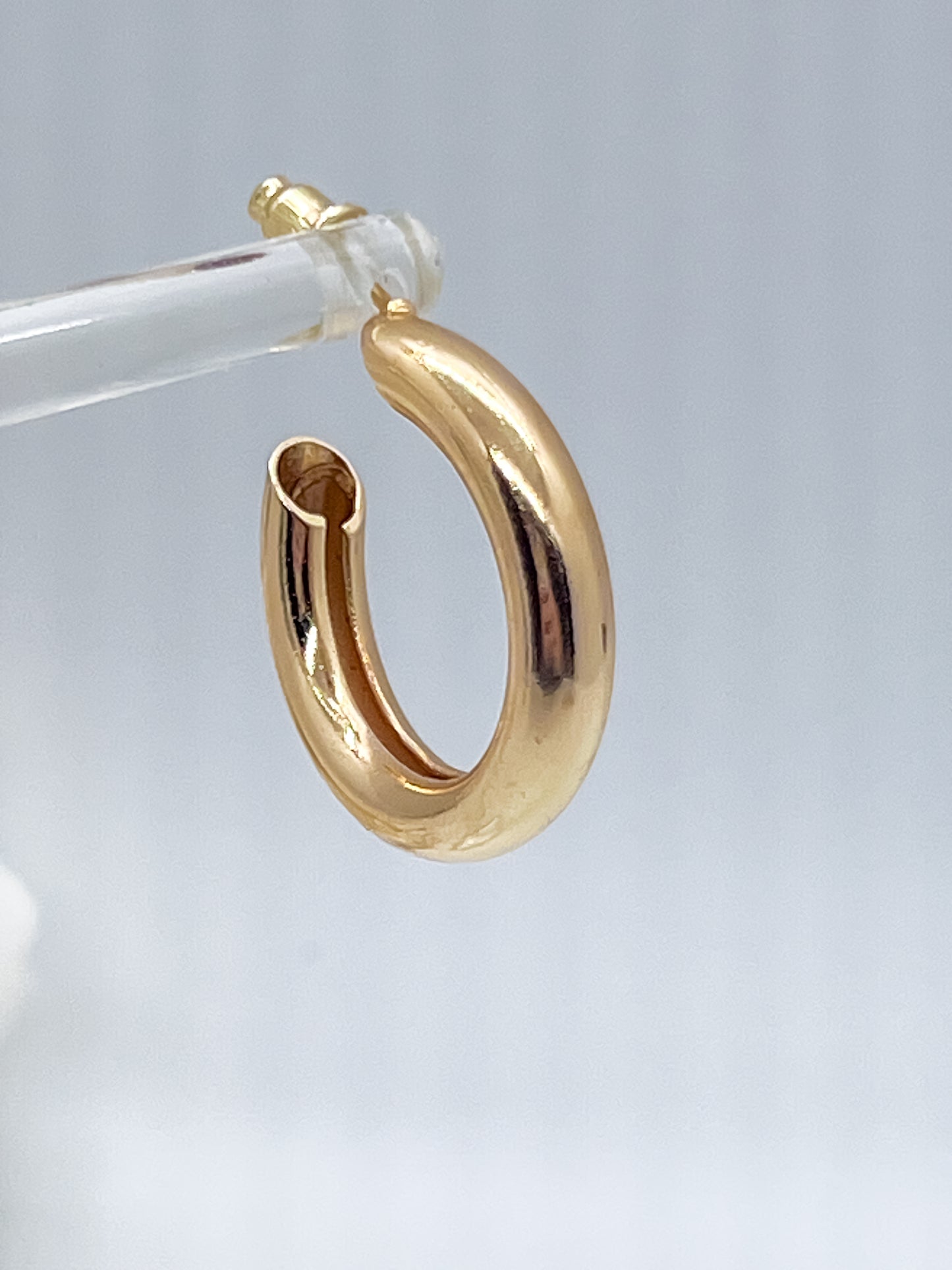 Thick Gold Hoops