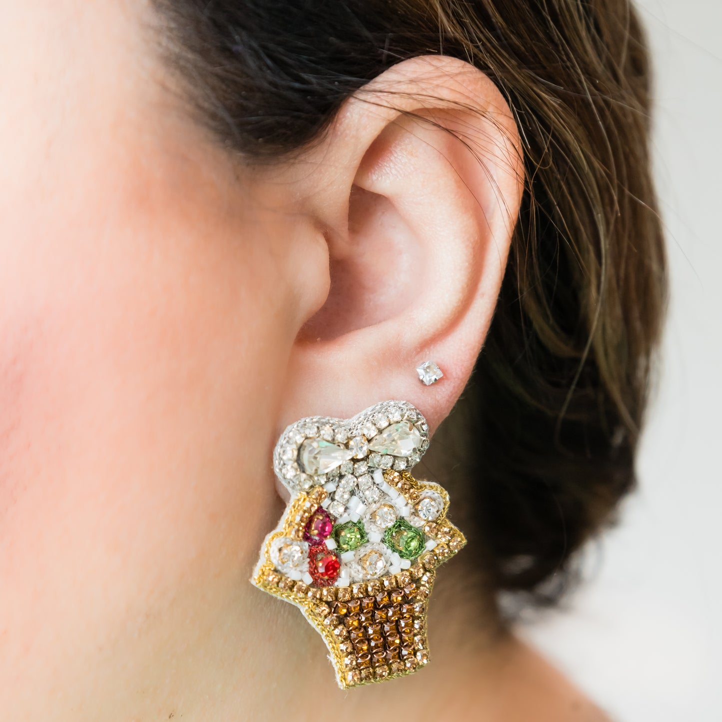 Luxe Easter Basket Earrings
