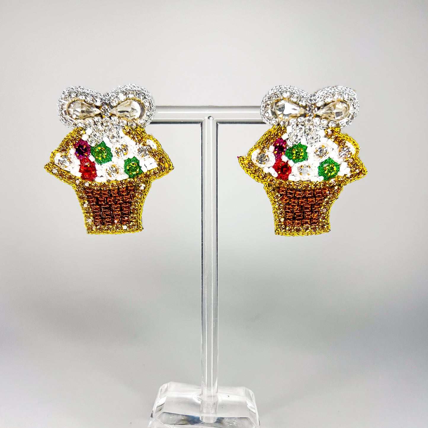 Luxe Easter Basket Earrings