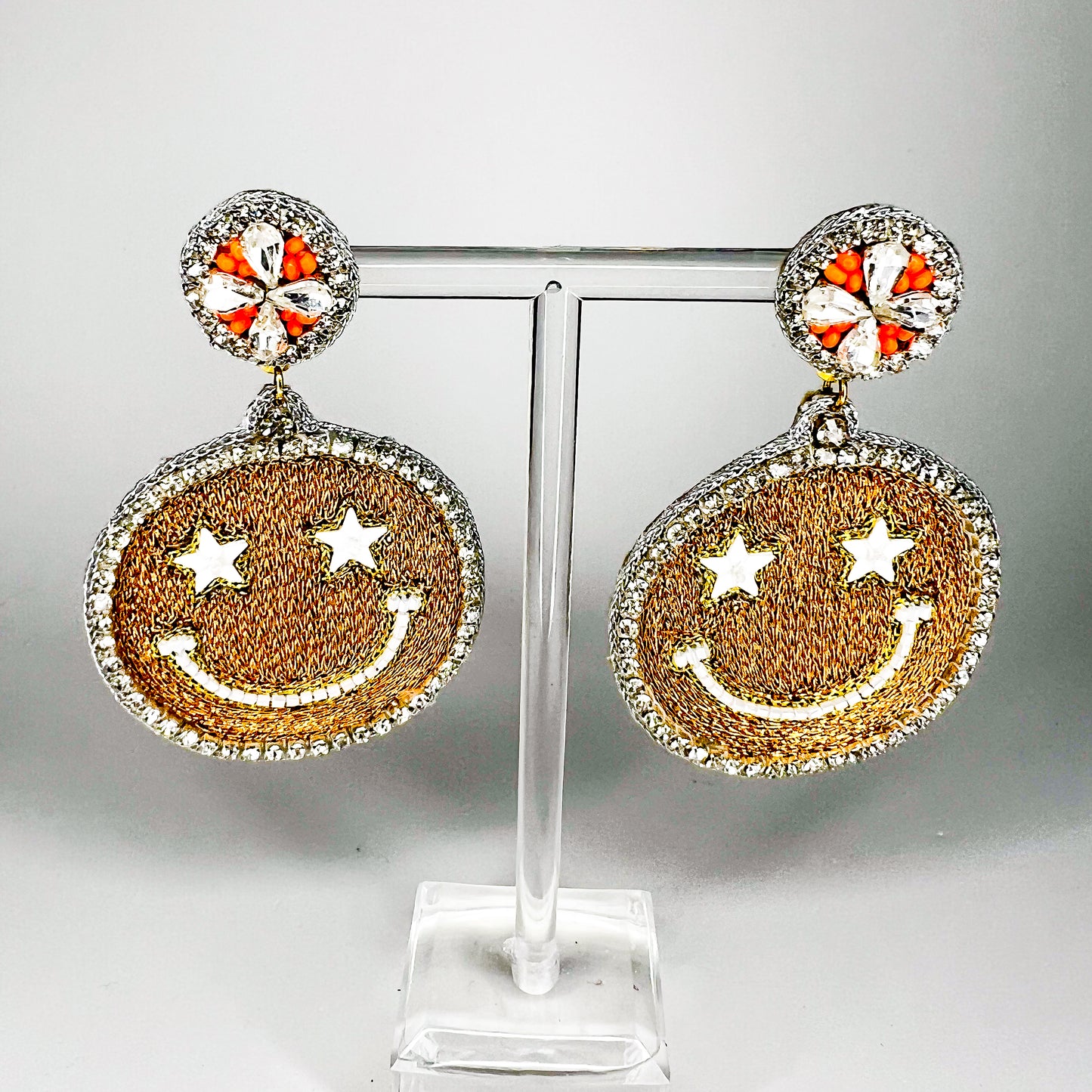 Smiley Luxe Game Day Earrings