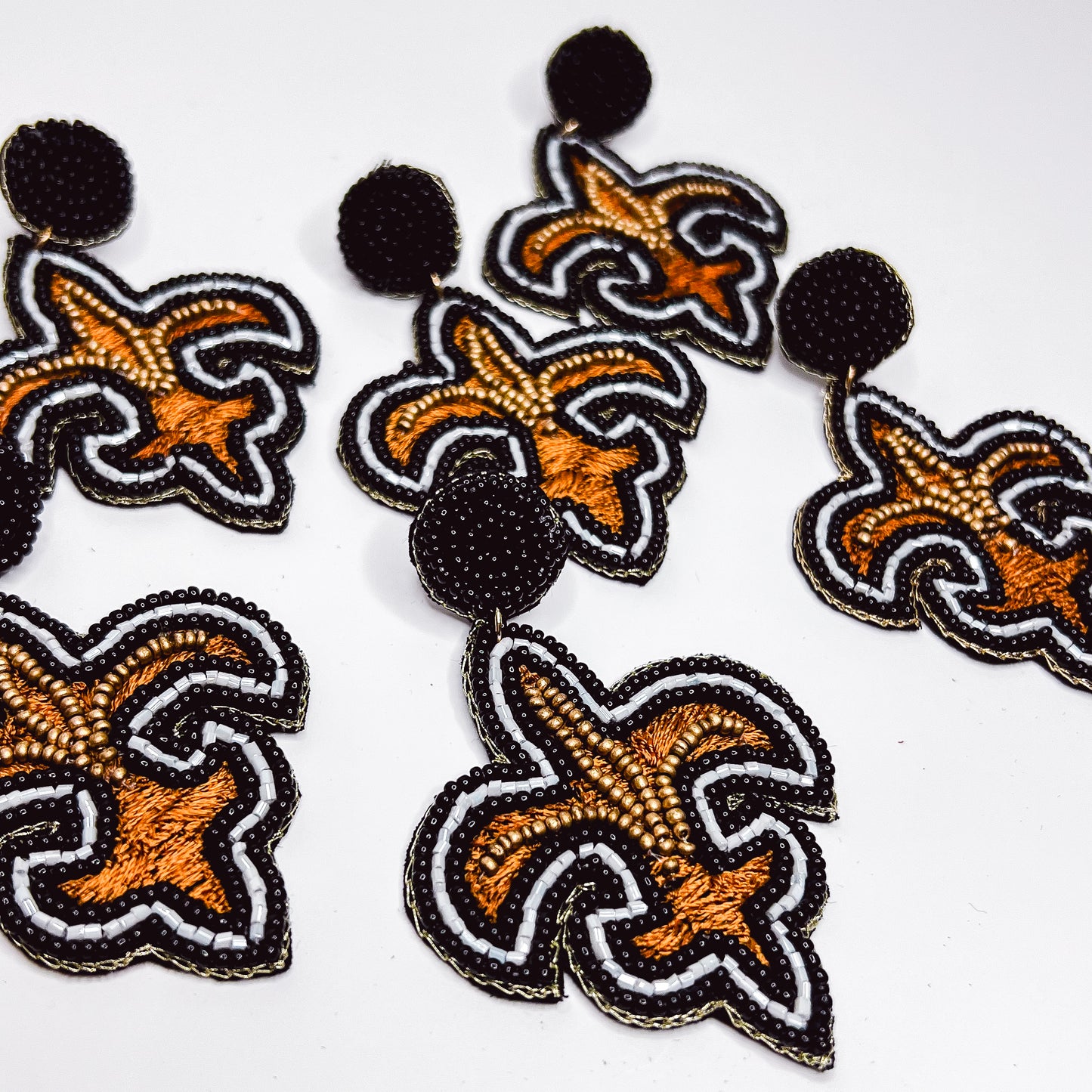 Fleur de Lis Black & Gold