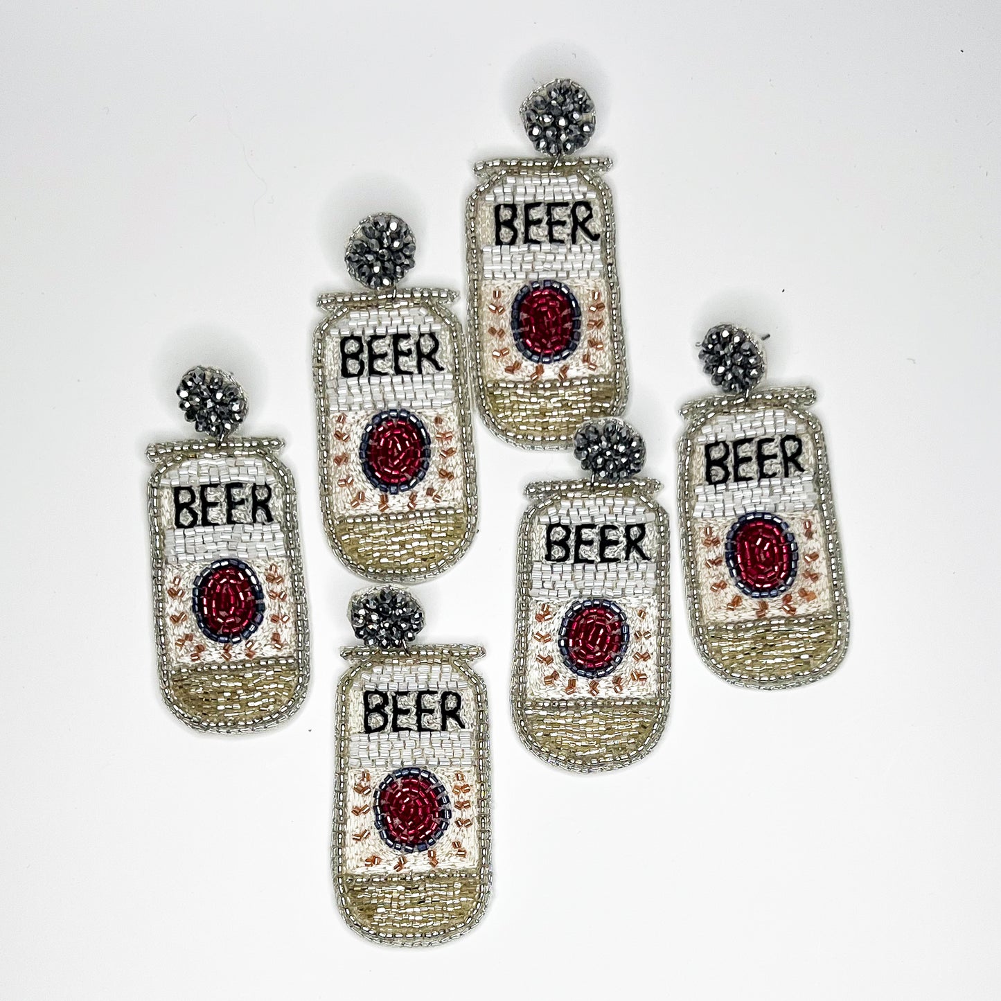 Beer Beaded Earrings