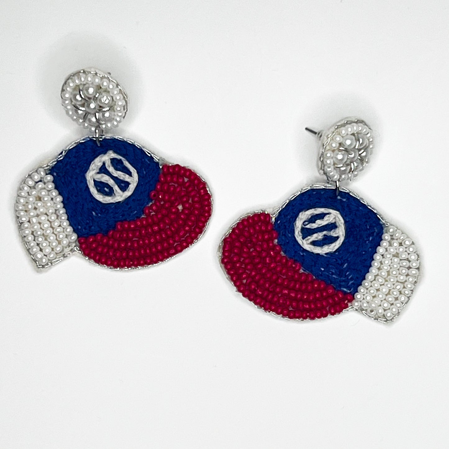 Baseball Hat Earrings