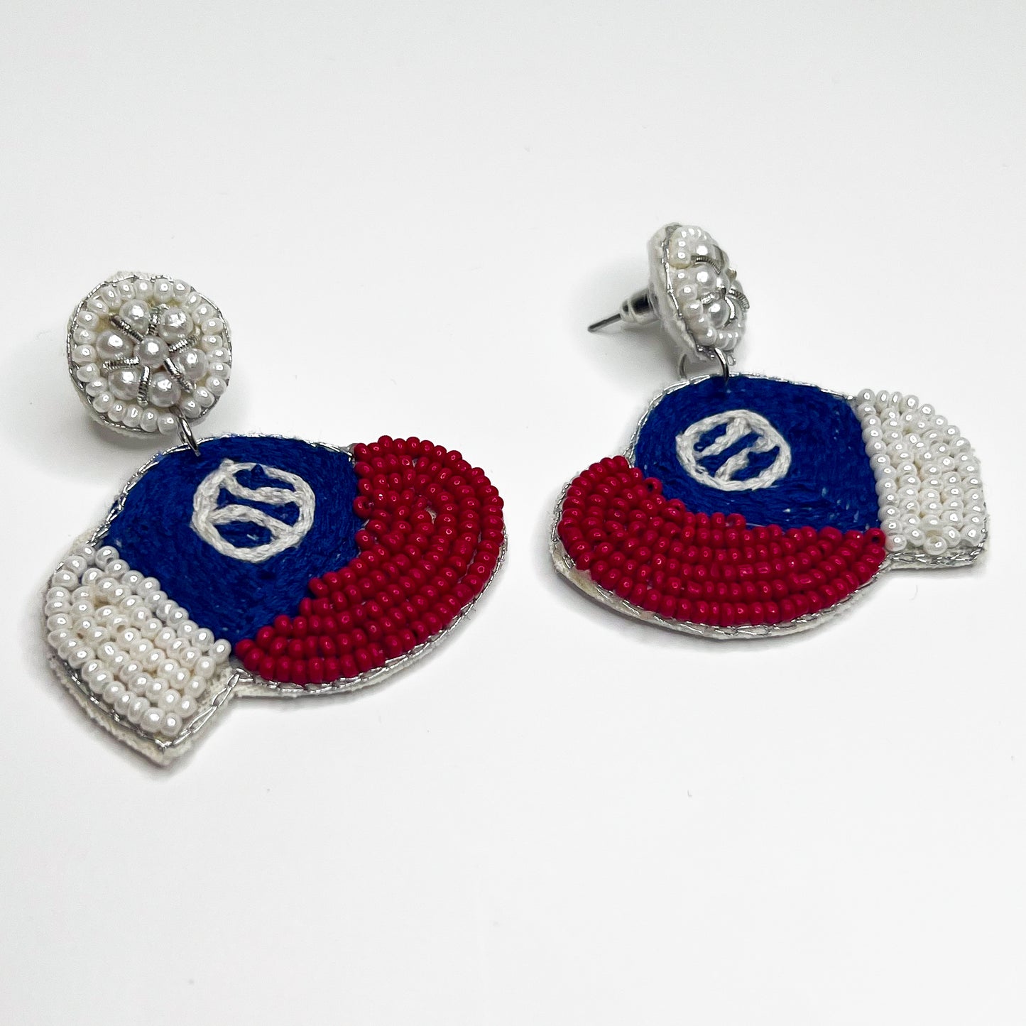 Baseball Hat Earrings
