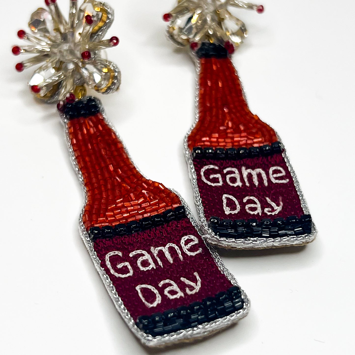 Game Day Luxe Bottle Earrings