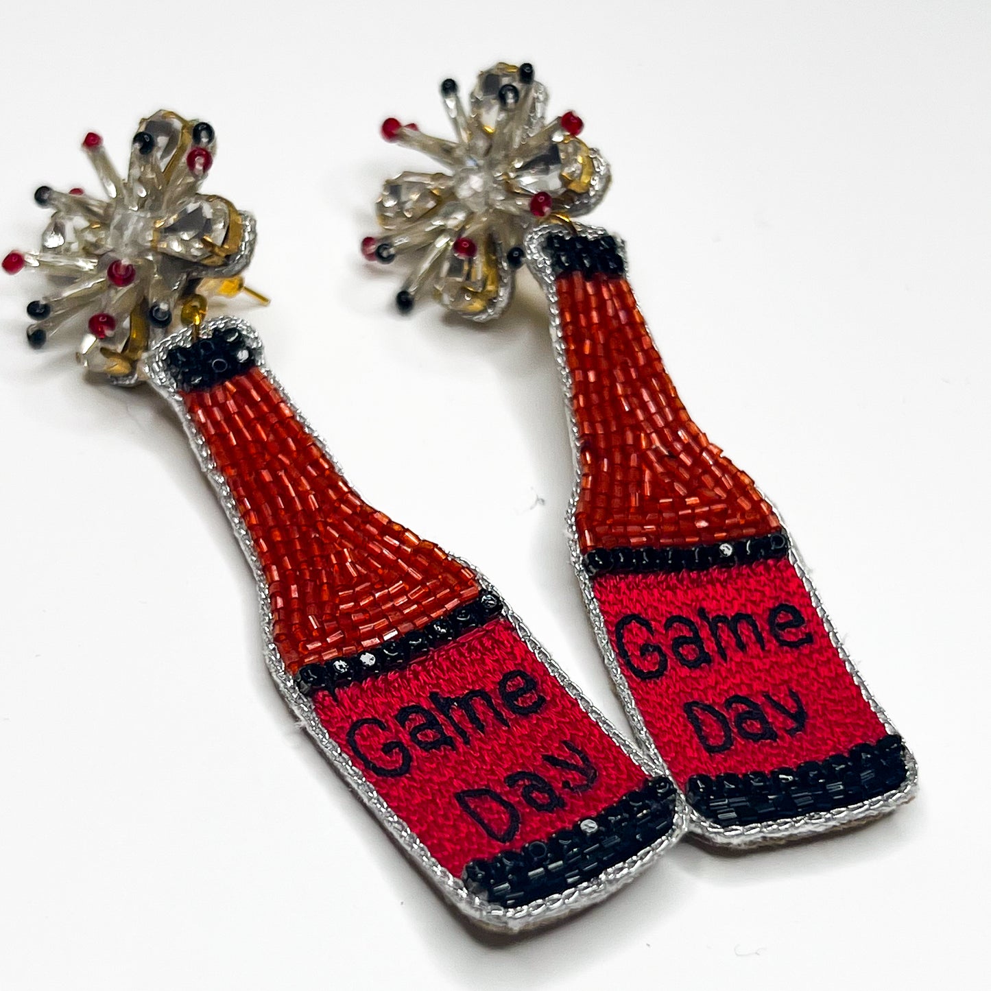 Game Day Luxe Bottle Earrings