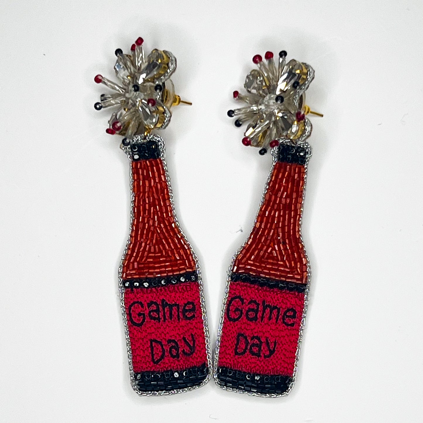 Game Day Luxe Bottle Earrings