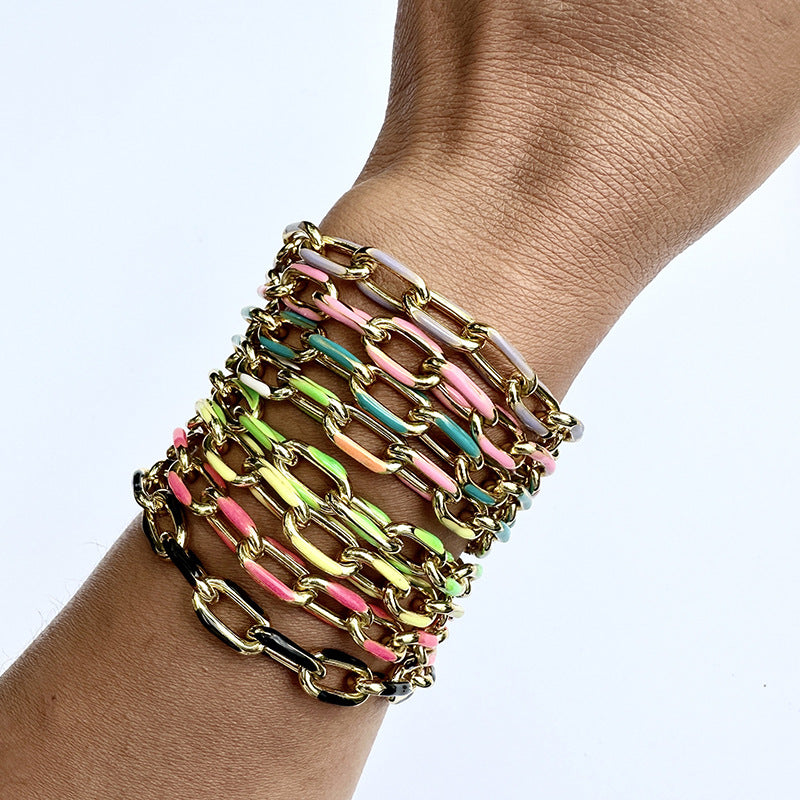 Oval Copper Bracelets
