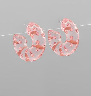 C Shape Homaica Hoops