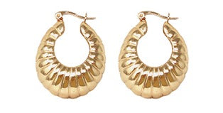 Textured Bold Hoops