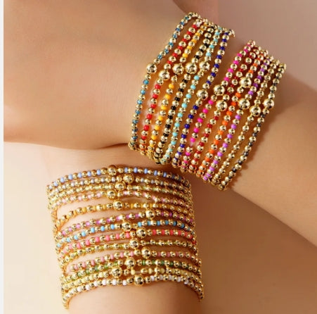 Dainty Stretchy Beaded Bracelets