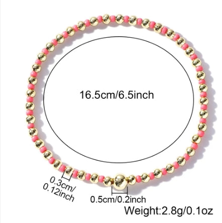 Dainty Stretchy Beaded Bracelets