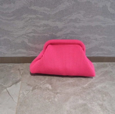 Canvas Solid Color Square Clutches