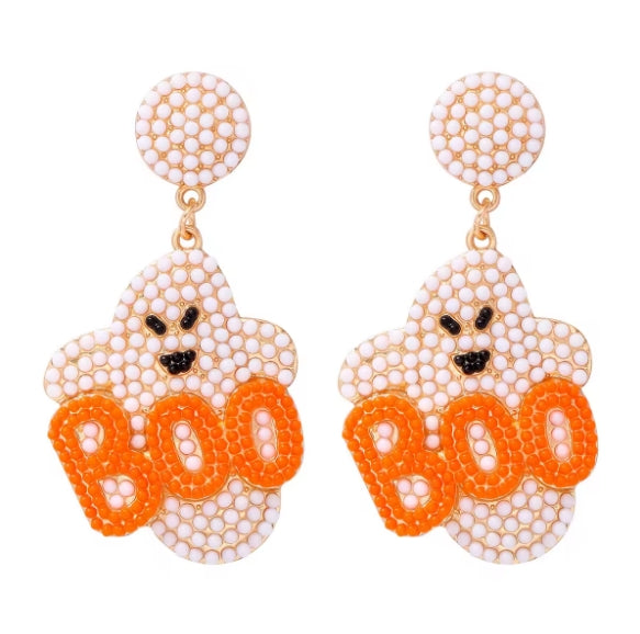 Ghost Boo Beaded
