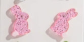 Bunny Resin Glitter Jewelry