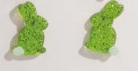 Bunny Resin Glitter Jewelry
