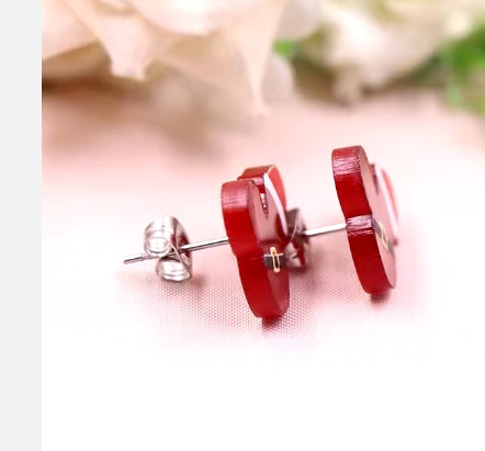 Santa Mouse Hat Studs