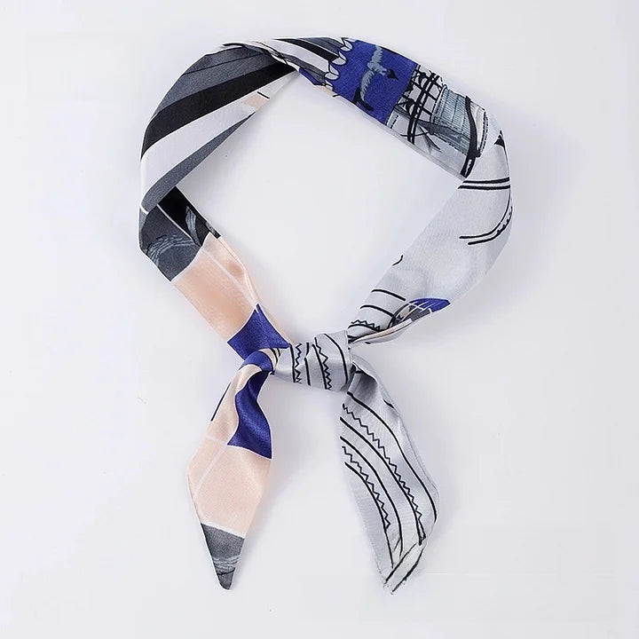 Silk Scarf Necklace