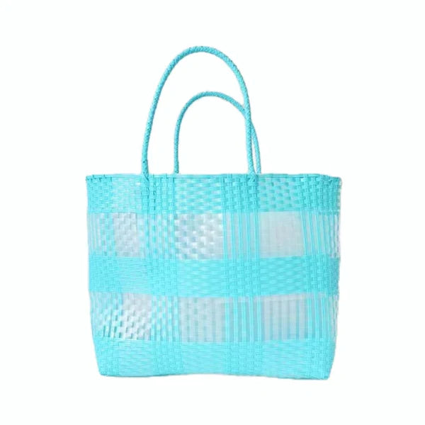 Hand Woven Eco Plastic Tote Bag