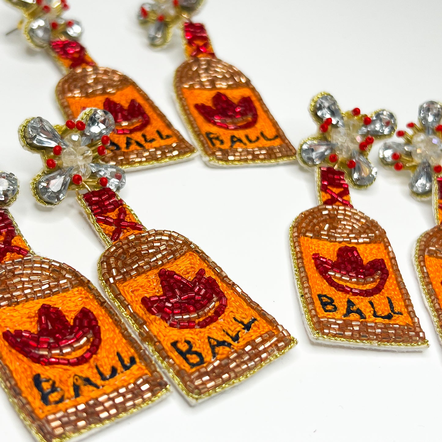 Fireball Bottle Earrings