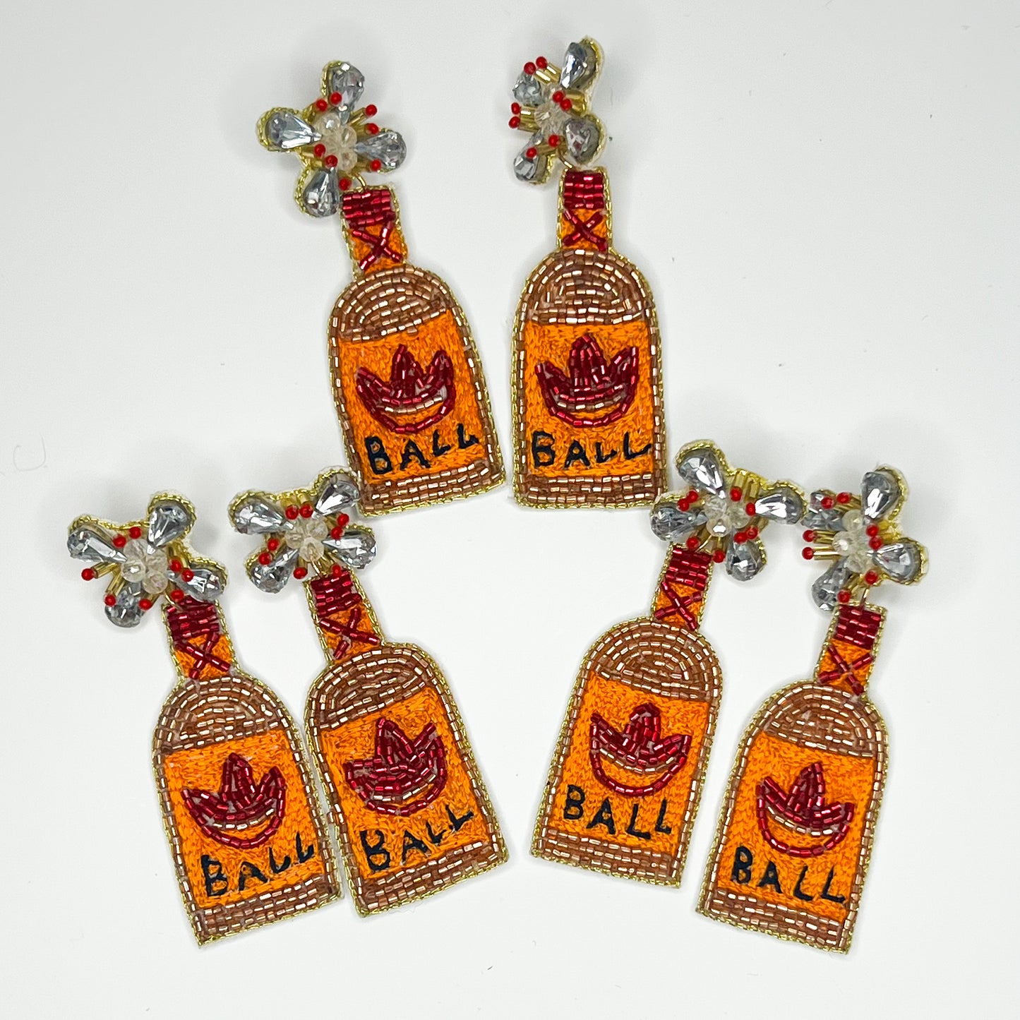 Fireball Bottle Earrings