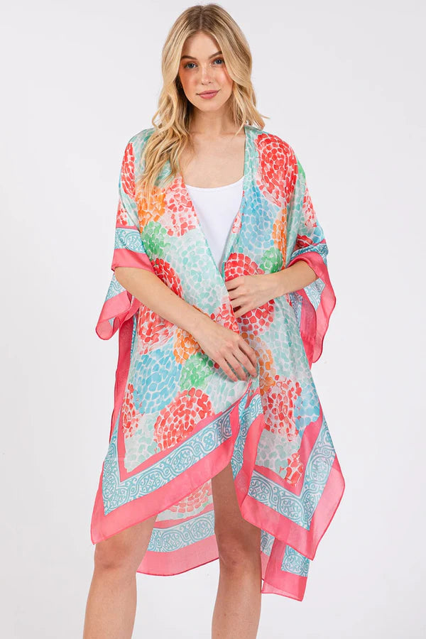 Print Silky Kimono