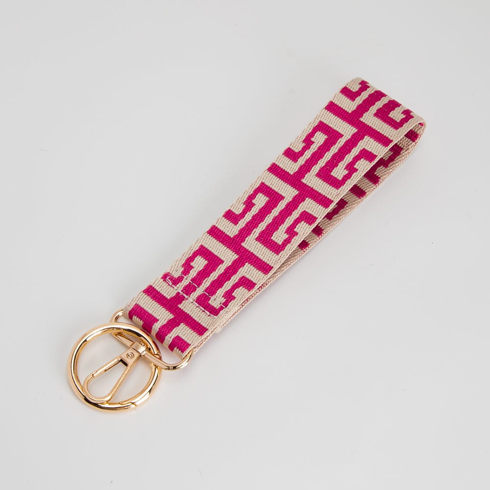 Maze Pattern Wristband Keychain