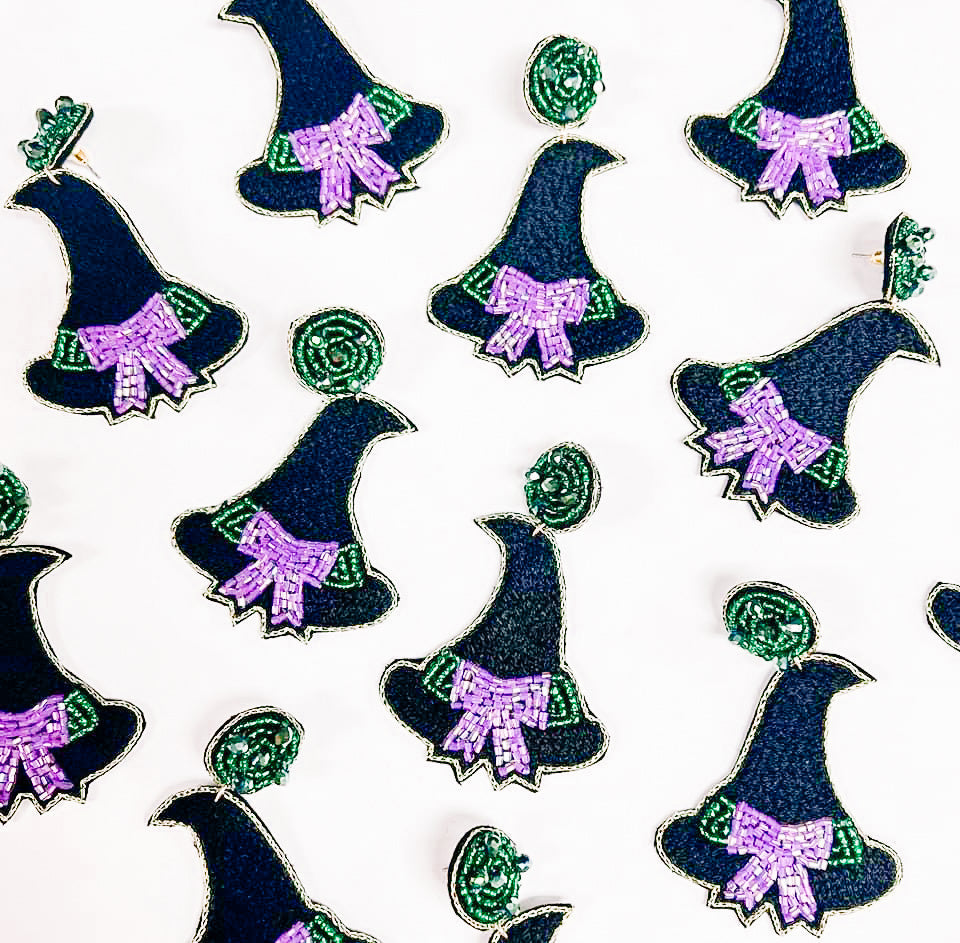 Witch Hat Earrings