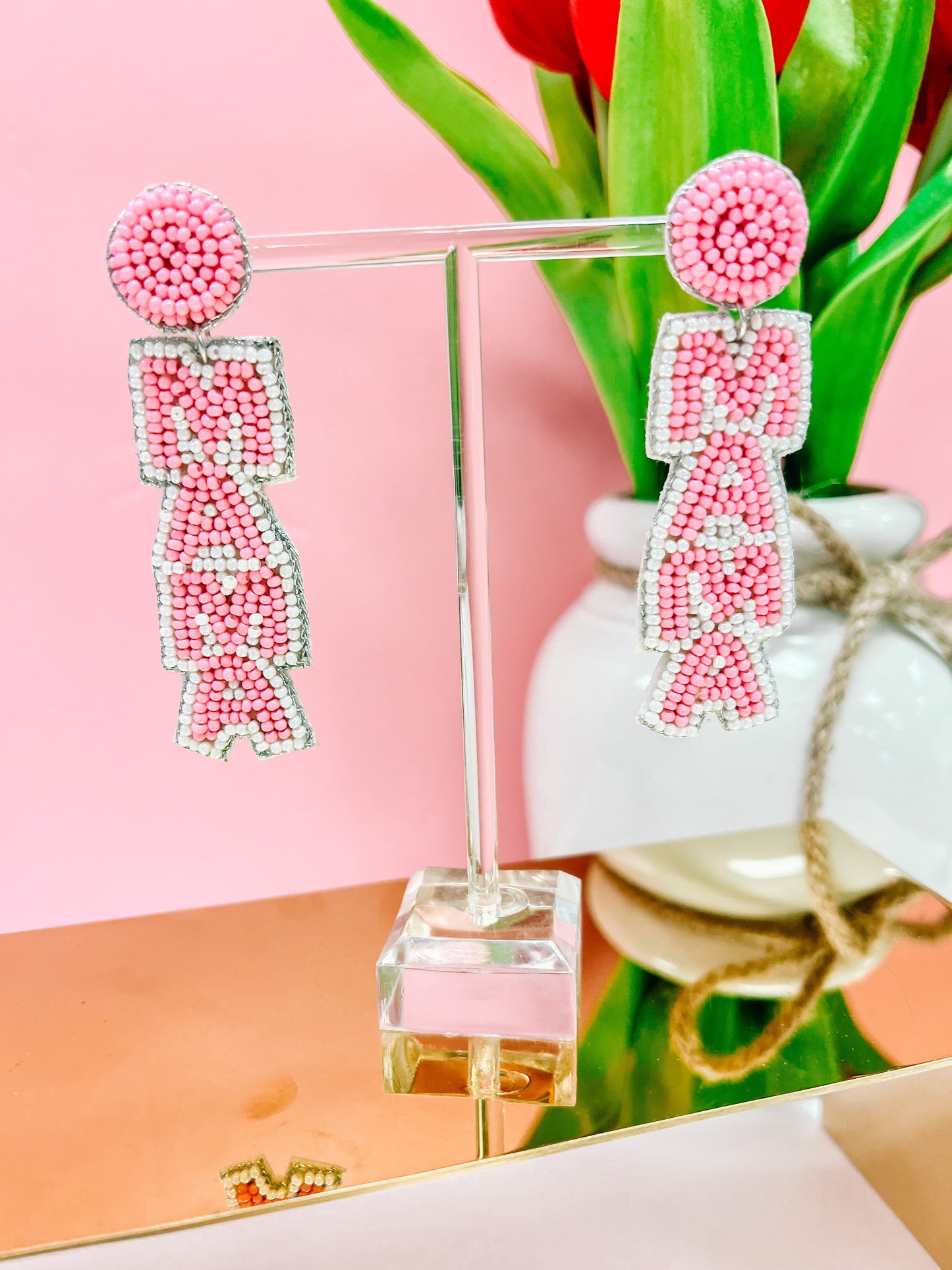 Mama Beaded Earrings