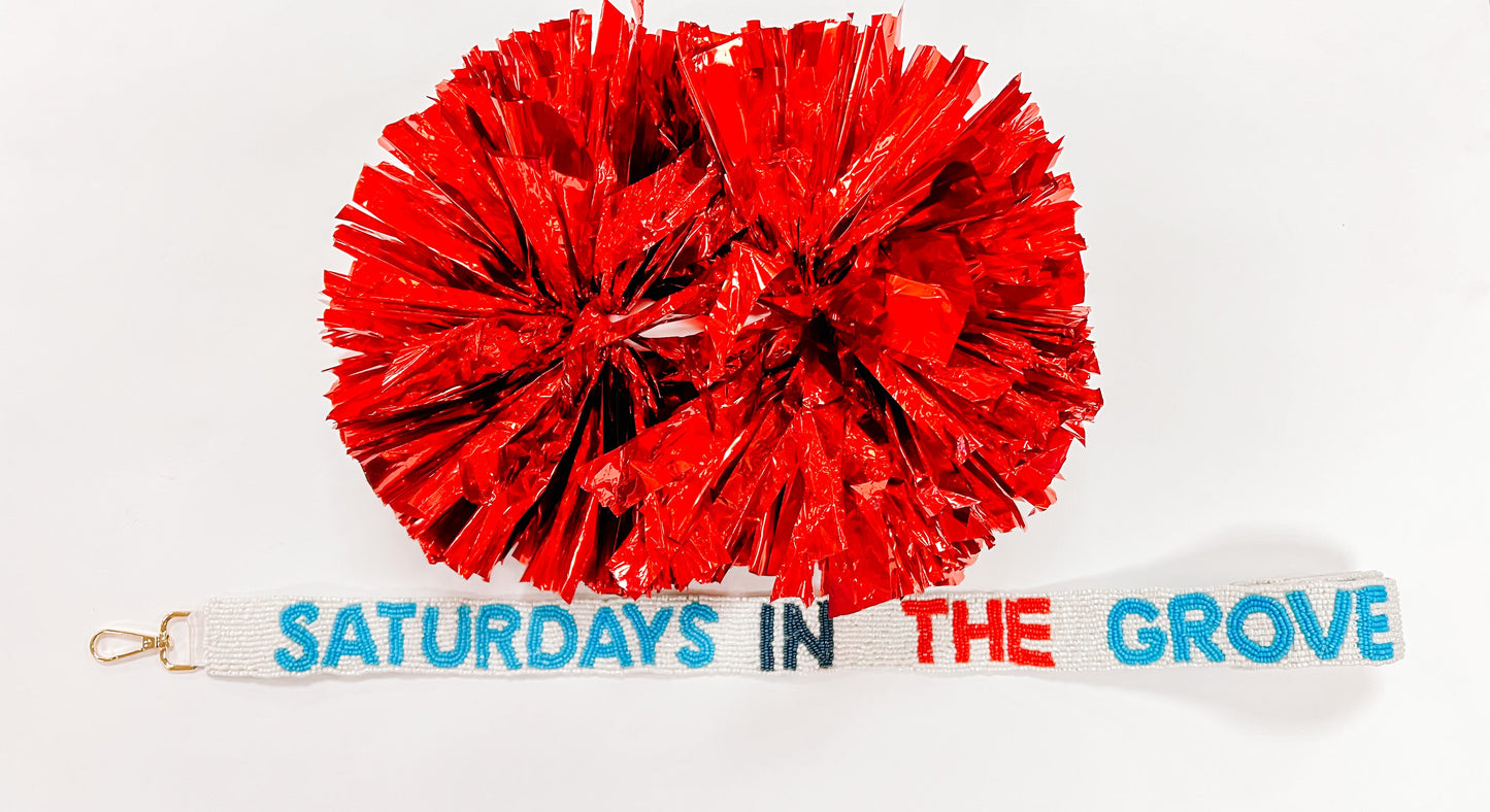 Saturdays In the Grove Purse Strap