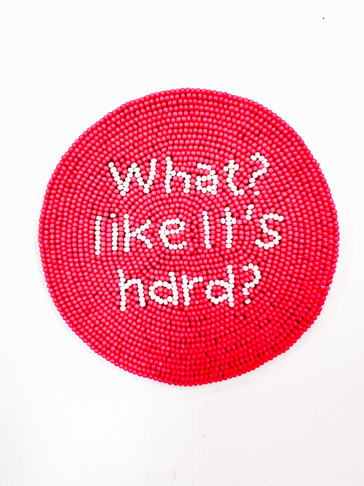 Elle Woods Beaded Coasters