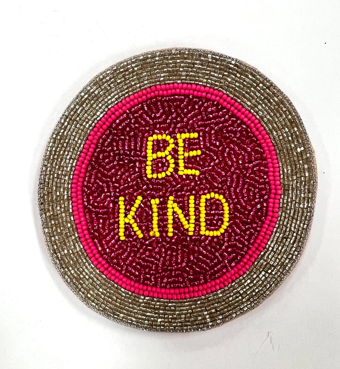 Be Kind Beaded Coaster