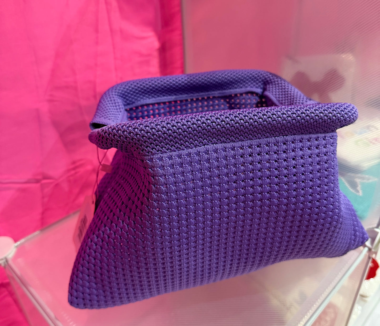 Canvas Solid Color Square Clutches