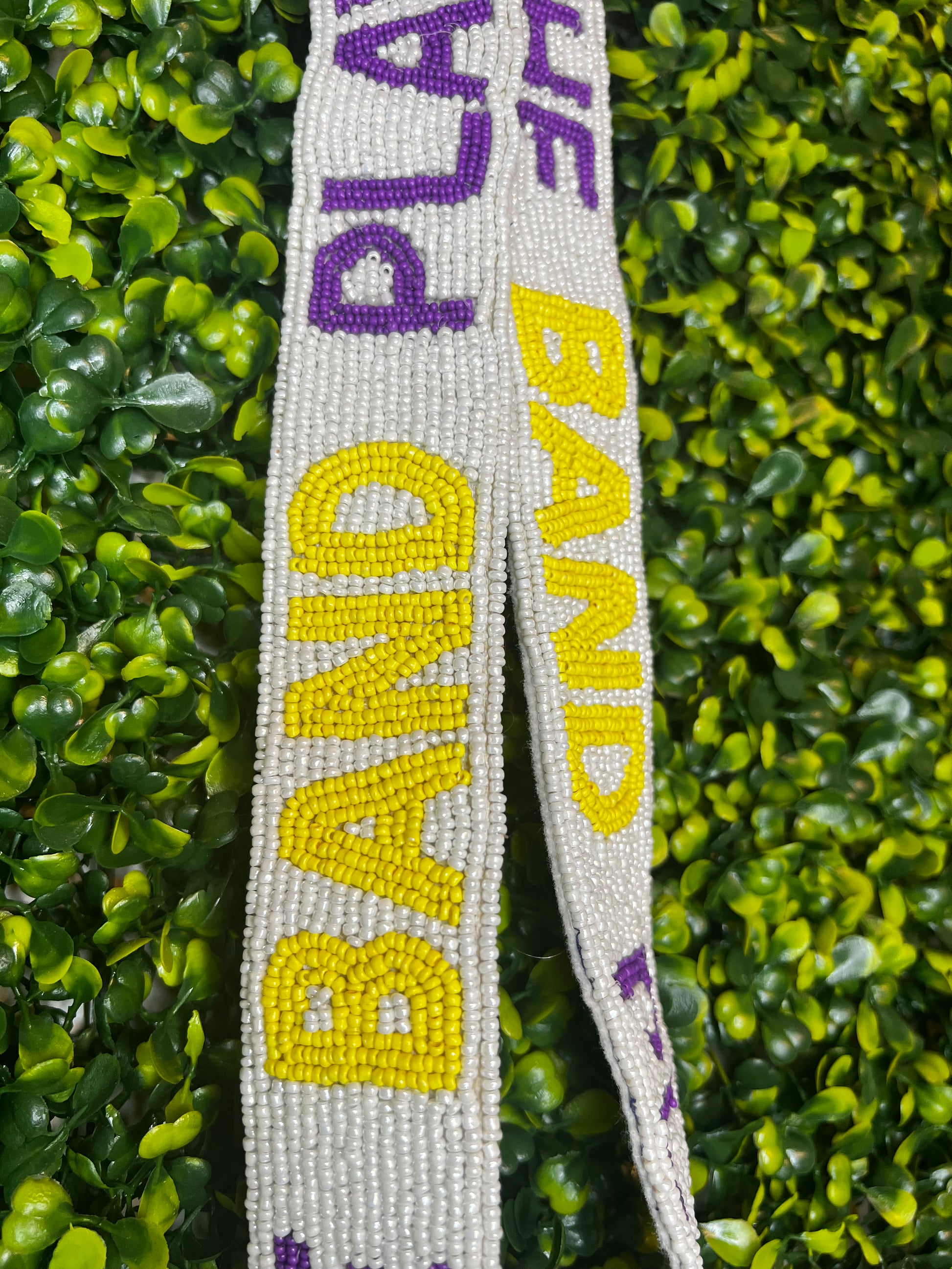 Let the Band Play Neck Beaded Purse Strap *OOPS*