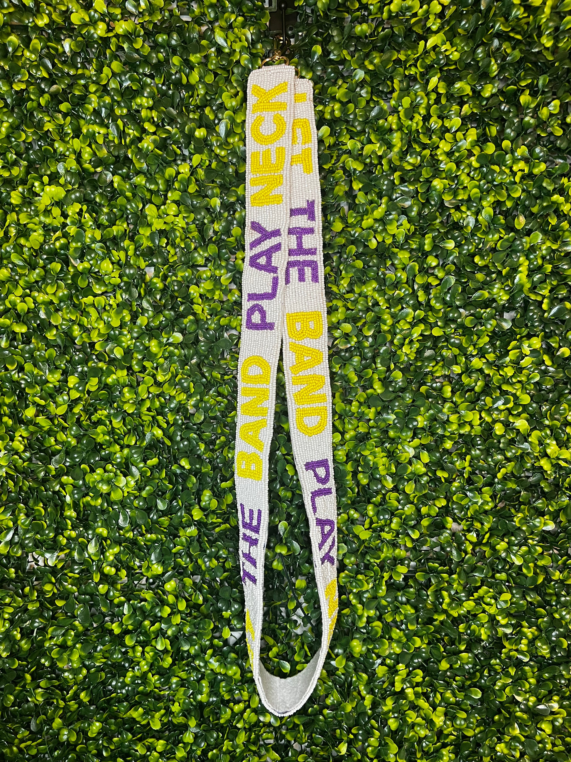 Let the Band Play Neck Beaded Purse Strap *OOPS*